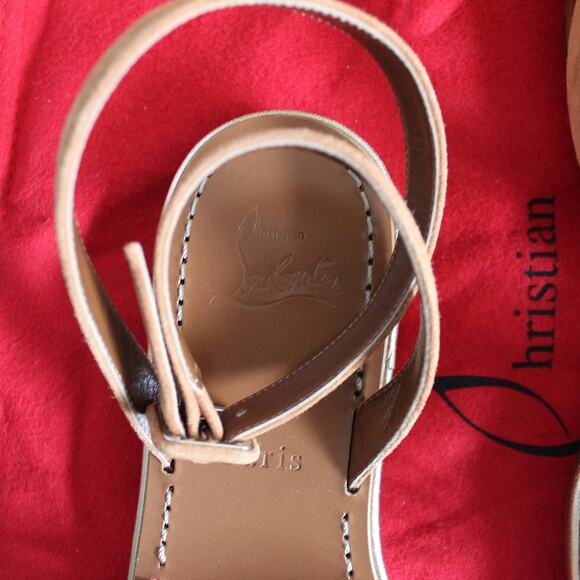 Christian Louboutin Ella Rainbow Braided Sandals - Picture 9 of 15